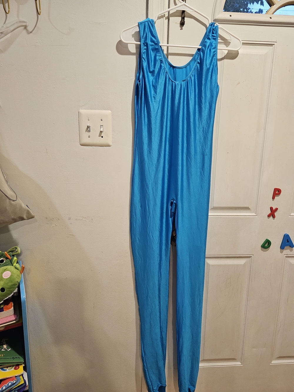 Bright Blue Women's Sleeveless Scoop-Neck Jumpsuit